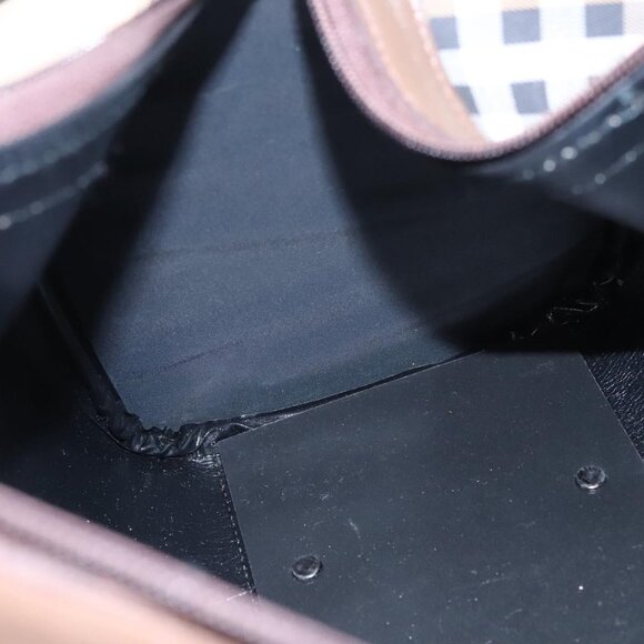 Burberrys Nova Check Boston Bag Canvas Beige - Picture 14 of 16